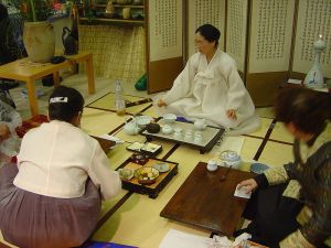 Darye, upacara teh Korea